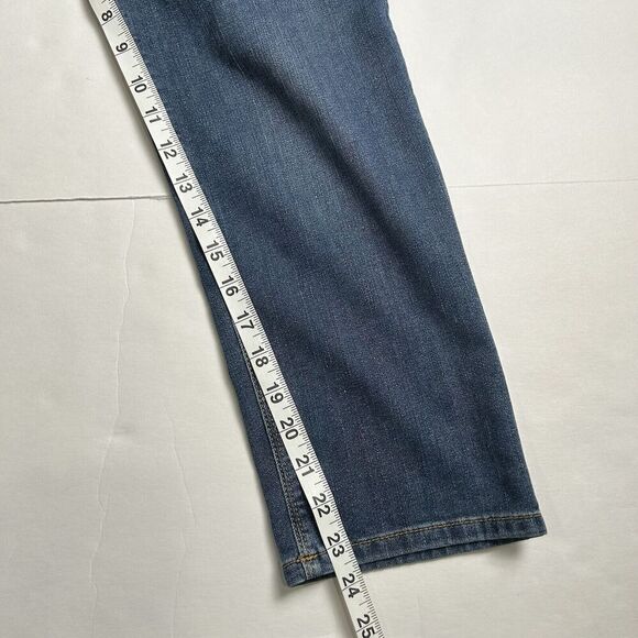 J Jill Jeans Womens 6P Petite Authentic Fit Slim Ankle Stretch Flex Denim Blue - Picture 6 of 6
